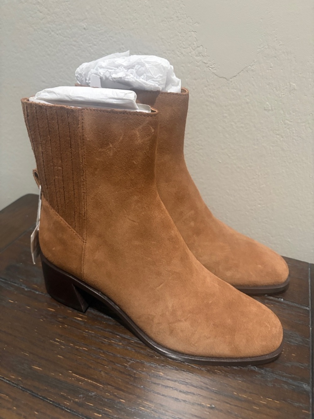 NEW DOLCE VITA linny h2o boots in brown suede